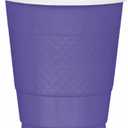 Premium New Purple Plastic Cups - 12 oz (20 Pack) - Bold, Vibrant Color for Parties, Weddings & Events