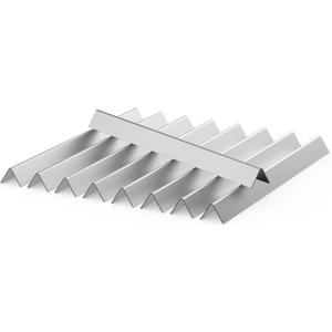 SafBbcue 67669 18-1/8" Flavorizer Bars for Weber Summit 400 Series E/S-420/450/440/460/470 Gas Grills,9PCS 16GA Stainless Steel Flavor Bars Replacement Parts,Flame Tamers