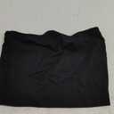 MixMatchy Women's Casual Summer Ruched Side Backless Double Layered Tube Top with Built in Shelf Bra S Black