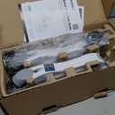 HUANUO Dual Monitor Stand - Full Adjustable Monitor Desk Mount Swivel Vesa Bracket with C Clamp, Grommet Mounting Base for 13 to 32 Inch Computer Screens - Each Arm Holds 4.4 to 19.8lbs - White