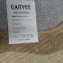 Garvee Scalloped Washable Rugs for Living Room 8x10 Farmhouse Floral Area Rugs, Non Slip Low Pile Soft Dining Room Carpet, Stain Resistant Foldable Indoor Floor Mats for Home Office, Beige