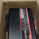 4000 Watt Pure Sine Wave Power Inverter, 12V DC to 110V/120V AC Converter 8000W Peak, with Remote Control LCD, 4 AC Outlets & USB Port & Hardwire Terminal, for Car Truck RV Camping Solar System EPS