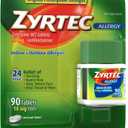Zyrtec 24 Hour Allergy Relief Tablets - 10mg, 90 ct