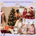 2 x JoycuFF Funny Donkey Sister Gift Birthday, Graduation Gifts for Her Soul Sisters Friend Gifts for Women Presents, Easter Basket Stuffers, Handmade Emotional Positive Crochet Donkey