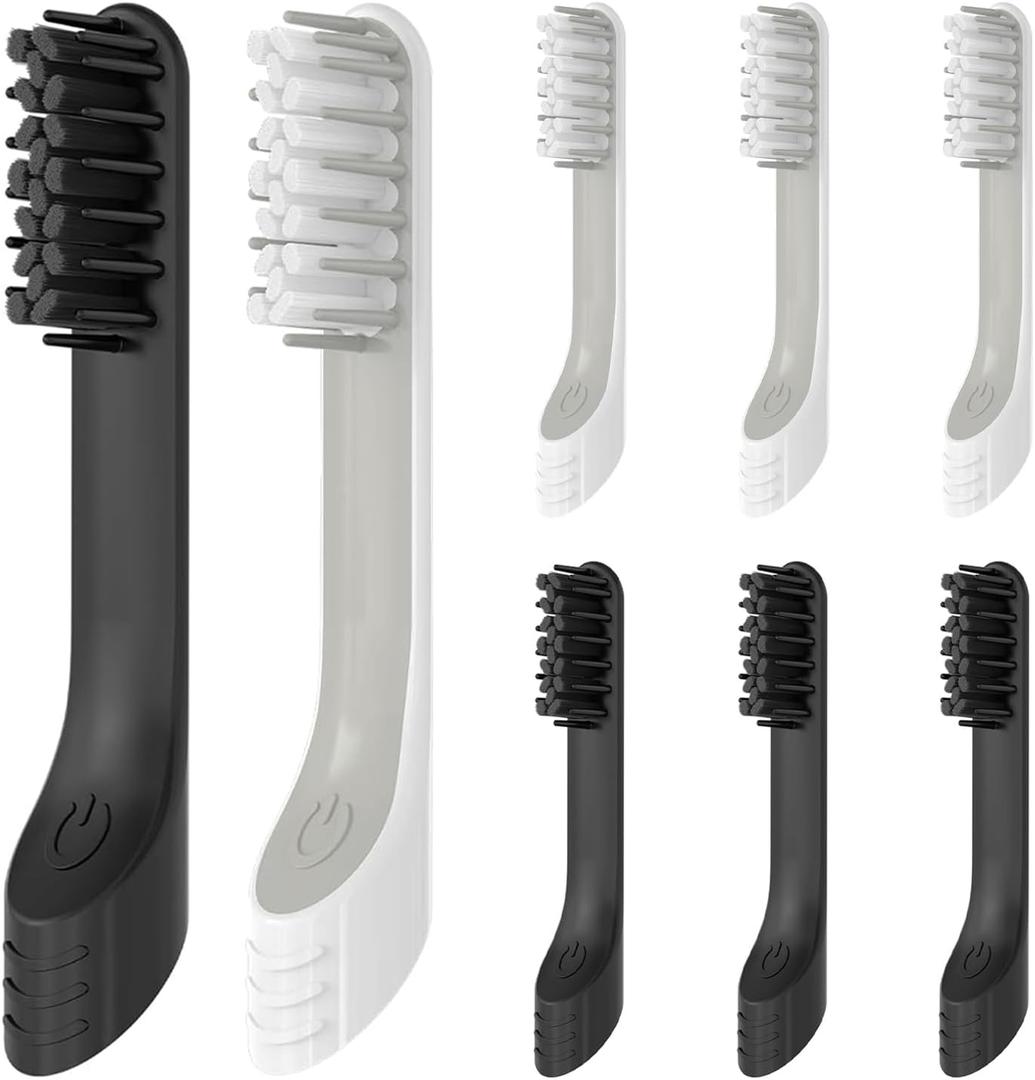 Toothbrush Replacement Heads Compatible with Similar Sonic Toothbrushes, SAREAL 8 Pack Replacement Heads Toothbrush Heads Refill for Quip