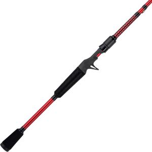Ugly Stik 7’ Carbon Casting Rod, One-Piece, 8-17lb Line Rating, Medium Power, Fast Action, 1/ 4-5/ 8 oz. Lure Rating, Red