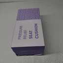 C CUSHION LAB Patented Pressure Relief Seat Cushion for Long Sitting Hours on Office/Home Chair, Car, Wheelchair - Extra-Dense Memory Foam for Hip, Tailbone, Coccyx, Sciatica - Light Grey (Gray)