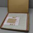 Quilting Ruler for Precise Fabric Cutting 11.5" x 10.5" Quilt Rulers Quilting Sewing Tools Slotted Rulers for Accurate Measurements and Easy Cutting Fabrics Pink