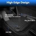 Hutisya-Floor Mats & Cargo Liner Set Fit for 2020-2026 Mazda CX-30 All Weather Protection Anti-Slip & Durable TPE Full Set Liners Automotive Mazda CX30 Accessories-Black