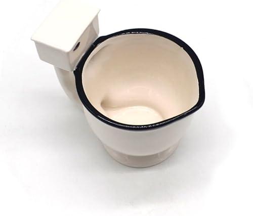 DIMATTEO Toilet Coffee Mug, Funny Coffee Cup for Holidays, Birthday, Hilarious Gag Gift, 12oz Ceramic Cup With Handle，Cups for Tea, Cocoa