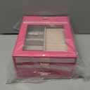 Homde Synthetic Leather Huge Jewelry Box, Pink