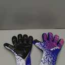 WVVOU Soccer Goalie Goalkeeper Gloves for Youth & Adult, Size 7-10, Enhanced Latex Palm Grip, Breathable Knitted Fabric, Suitable for Game & Training (Bluepink)