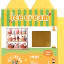 Play Panel for Kids Play Couch Foam Sofa Childrens Home Play Modular Couch (Sofa not Included) - Ice Cream Store