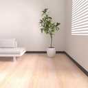 Raycity Rubber Baseboard Trim - 4 Inch x 20 Feet Vinyl Base Cove molding, Peel and Stick Baseboard Self Adhesive Wall Base Molding Trim Floor Baseboard molding Corner Rubber Moulding Trim (Black)