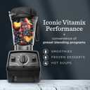 Vitamix Explorian with Programs, Three Blending Programs, Professional-Grade Blender for Smoothies and More, Self-Cleaning Kitchen Appliance, 64 Oz Container, Black (Premium)