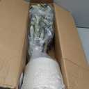 Timoo Olive Trees Artificial Indoor 5 FT Tall Fake Olive Tree with White Planter, Artificial Plants Indoor Faux Tree with Realistic Leaves and Lifelike Fruits, Fake Plant for Home Office Decor