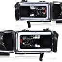 G-PLUS LED Headlights Fit Ram 1500 1994 1995 1996 1997 1998 1999 2000 2001