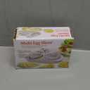 CraftyCrocodile Egg Slicer for Hard Boiled Eggs - 3 Slice Modes Egg Cutter, Heavy Duty, Stainless Steel Dicer - Kitchen Chopper Tool for Strawberry, Mushroom, Grape, Cherry Tomato - White