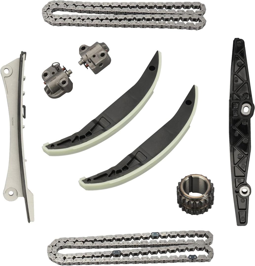 MAYASAF Engine Timing Chain Kit for Ford Escape 2001-08/Five Hundred 2005-07/Freestyle 2005-07/Taurus 2001-05,for Mazda Tribute 2001-08, for Mercury Cougar 2001-02/Mariner 2005-07/Montego 2006-07