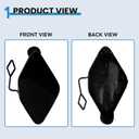 Front Bumper Tow Hook Cover for BMW 3 Series F30 F31 LCI Sedan 320i 325d 328i 330d 2016 2017 2018 Right Passenger Side Towing Eye Cap 51117396837 (Black)