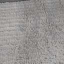 Grandaily Chenille Striped Bathroom Rugs 70x24, Extra Thick and Absorbent Bath Rugs, Non-Slip Soft Plush Shaggy Bath Carpet, Machine Wash Dry, Bath Mats for Bathroom, White