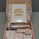 Birthday Gifts for Women Friendship, Rose Relaxing Spa Gifts Basket Set for Women, Self Care Gift Unique Happy Birthday Gifts Idea for Mom Her Best Friend Sister Wife Girlfriend Coworker Teacher Nurse