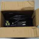 HUANCHAIN Indoor Outdoor Black Extension Cord 75 Ft Waterproof, 16/3 Gauge Flexible Cold-Resistant Appliance Extension Cable Outside, 10A 1250W 16AWG SJTW, 3 Prong Electric Cord, ETL