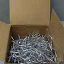 Xadnitu 100 Pieces 2" Diameter Threaded Bridle Rings, Heavy Duty Cable Support, Metal Ring Hangers for Low Voltage Wire Management