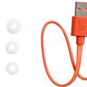 JBL Vibe Beam - True Wireless JBL Deep Bass Sound Earbuds, Bluetooth 5.2, Water & Dust Resistant, Hands-free call with VoiceAware, Up to 32 hours of battery life (White)