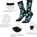 Mushroom Funny Socks Novelty Crew Socks For Women Men