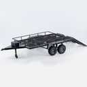 Heavy Duty Truck Trailer for 1/10 RC Crawler Car Axial SCX10 SCX10 II SCX10 III Traxxas TRX4 TRX6 D90 CC01