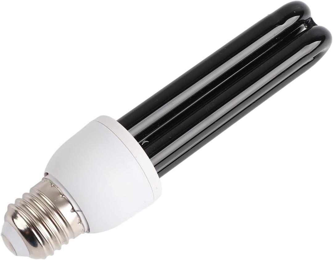 Hilitand 15W CFL Blacklight Bulb, Ideal for Parties and Halloween Decorations (291)