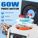 NEWTRY Centrifuge Machine, 15ml x 6 Electric Benchtop Centrifuges for PRP, Digital Display Desktop Lab Centrifuge, 4000r/min (Max. 2156xg) Timer 1-60min