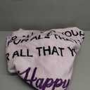 Happy Birthday Mom Blanket - Mom Birthday Gifts Purple, Birthday Gifts for Moms, Moms Gift from Daughter Son, Birthdays Present for Mama Mother, Mother Birthdays Throw Blanket, 60"x50"