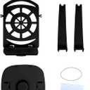 [2 Sets] Steps Counter Compatible for Po-ke-mon Go Walker Phone Swing Accessories [Mute Version] Egg hatcher Rocker Quick Steps Earning Device[Support 4 Phones Black]