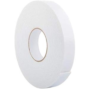 ToLanbbt Double Sided Foam Tape 1.18In x 33FT, Mounting Tape Heavy Duty, Strong Adhesive Weatherproof Seal Strips for DIY Craft Picture Poster, Car & Gap Filling Mountings, Home Office Decor (White)