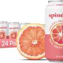 Spindrift Sparkling Water, Grapefruit Flavored, Made with Real Squeezed Fruit, (Only 15 Calories Per Can), 12 Fl Oz (Pack of 24) EXP. 09/15/26