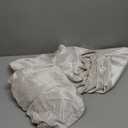 PRIMROSE Cream Ivory Curtains 90 inch for Living Room,2 Panels Drapes Blackout Rod Pocket Back Tab Window Treatment Room Darkening Thick Decorative Curtains for Bedroom