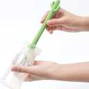 Cactus Bottle Brush Set, Full-Angle Straw Detail Brushes Cleaning Cleaner Washer Tool Kit with Stand Holder Multifunctional for Washing Baby Breast Pump Nipple Essentials Kitchen Decor Replacement