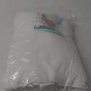 Nestl 2 Pack Toddler Pillow for Sleeping 13 x 18, Small Kids Pillow for Travel, Car, School, Nap, & Toddler Bed, Machine Washable Soft Cotton Child 2 Year Old and Up - White