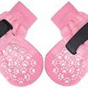 EXPAWLORER Anti Slip Dog Socks to Prevent Licking Paws, Dog Shoes for Hot Pavement, Dog Booties for Small Medium Large Senior Dogs, Traction Control Boots & Paw Protectors for Hardwood Floors Size XS