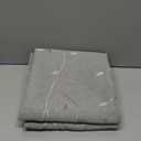 jinchan Grey Sheer Curtains for Bedroom 63 Inch Length Leaf Embroidered Semi Sheers for Living Room Botanical Embroidery Voile Transparent Grommet Window Treatments 2 Panels