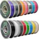 PETG 3D Printer Filament Bundle, 16Rolls,Dimensional Accuracy +/- 0.03 mm, 1kg Spool(2.2lbs), 1.75 mm Fit for Most 3D Printers,16-Multicolor Assortment