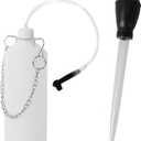 0.8L Brake Bleeder Vacuum Pump Kit, Fluid Extractor, Master Cylinder Bleeder Kit, Brake Bleeder Bottle with 24 inch Hose and Rubber Connector, for Automotive, Motorcycle, Trailer Tools