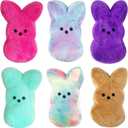  Vizethru 8 Pcs Easter Bunny Plush Toys,Easter Basket Stuffers Toys for Kids,Bunny Stuffed Animals, Easter Party Favors Gift Toys for Kids