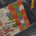 Kidoodler Jigsaw Puzzle Board with Cover & Sorting Trays | 33x22 Portable Puzzle Mat for 1000 pcs with 4 Foldable Sorting Trays | 4mm Reinforced Hardboard | Non-Slip Surface | Blue