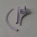 24 inch Crib Mobile Bed Bell Frame arm Bracket, Double nut Screw Fixing Frame -DIY Toy Decoration Bracket (Stand Without Music Box)