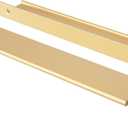Peaha 10 Pack Kitchen Cabinet Handles 7-1/2 inch Matte Gold Pulls for Dresser Drawers Brushed Brass Door Edge Finger Pull Hardware
