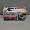 BLACK+DECKER Easy Steam Compact Iron, IR06V, Dual Position Cord, TrueGlide Non-Stick Soleplate, Vertical Steam, SmartSteam (Blue)