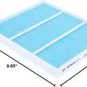 BOSCH 6085C HEPA Cabin Air Filter - Compatible with Select Hyundai Accent, Elantra, Elantra GT; Kia Forte, Rio